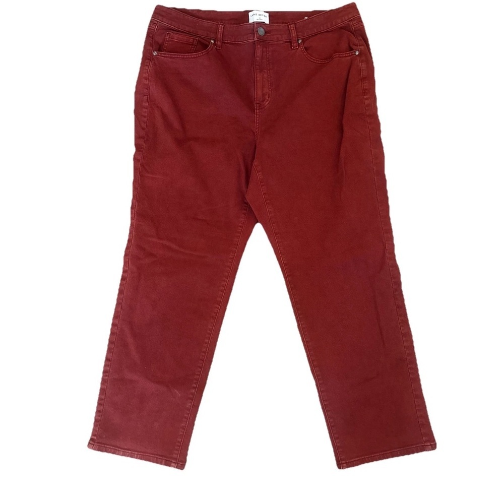 Lane Bryant Sz 18 High Rise Burnt Orange Plus Size Jeans 18S